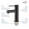 Kibi Circular X Single Handle Bathroom Vanity Sink Faucet with Pop Up Drain C-KBF1010MB-KPW100MB - alternate 3